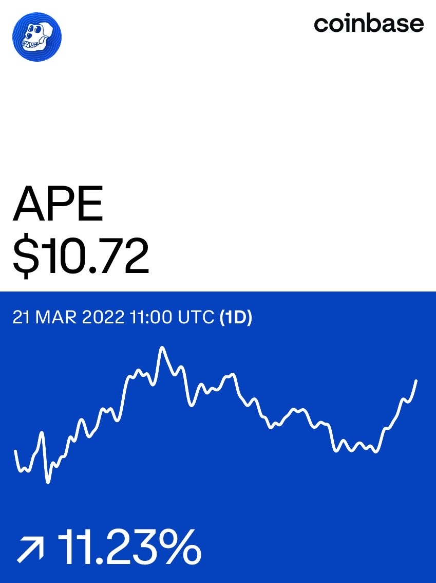 RoseCharito's tweet photo. ApeCoin on @Coinbase: https://t.co/IK3Zn0JwiW https://t.co/Y3b7koqQR2