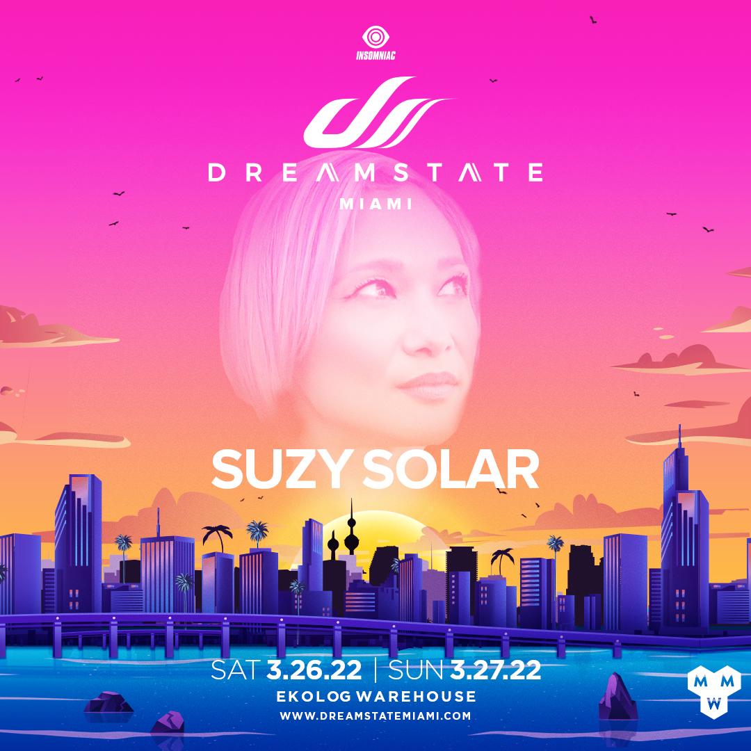 DjSuzySolar's tweet photo. THIS WEEKEND! Don't miss Dreamstate Miami during Miami Music Week, March 26-27 at Ekolog Warehouse! I'm extremely excited to be playing on the 27th. This is gonna be so much fun, see you there:) Event page / tix: https://t.co/PhImZxyFD4 https://t.co/kC7hzkHSiW
