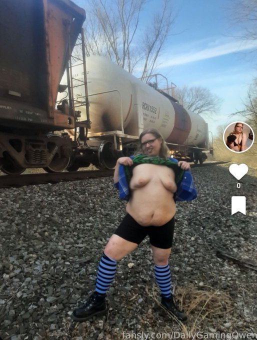 Wanna see the rest of the set? https://t.co/ny9Tw7Hcr6 #trains #train #freighttrain #railroad #trainsex<a href="/tag/trains"class="tags">#trains</a><a href="/tag/train"class="tags"><span>#train</span></a><a href="/tag/outdoors"class="tags"><span>#outdoors</span></a><a href="/tag/ass"class="tags"><span>#ass</span></a><a href="/tag/boobs"class="tags"><span>#boobs</span></a><a href="/tag/nsfw"class="tags"><span>#nsfw</span></a><a href="/tag/publicnudity"class="tags"><span>#publicnudity</span></a>