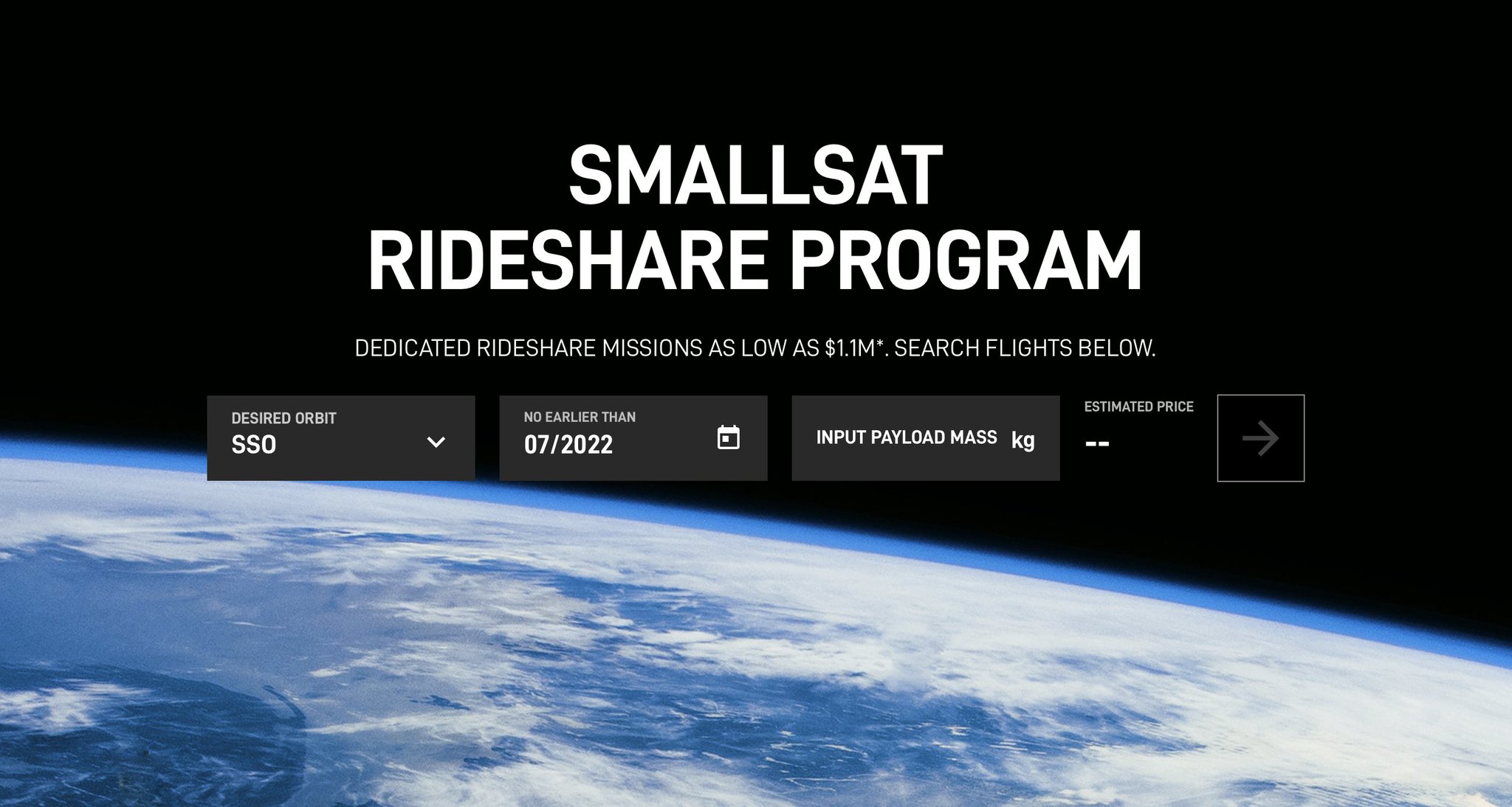 Derek Wise on Twitter "SpaceX increased the minimum cost to fly on a rideshare mission to 1.1