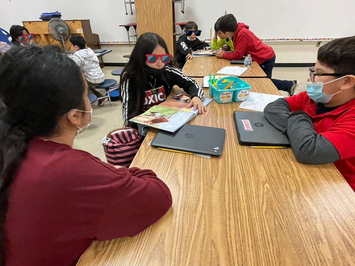 Today, <a href="/PughRamsHISD/">Pugh Elementary</a> 4th and 5th grade classes aka “Future Change Makers” learned about “Upstanders in American History” honoring Black History Month and the Dolores Huerta/Cesar Chavez holiday. Thank you Ezequiel from <a href="/HMHou/">Holocaust Museum Houston</a> for all of the engaging reading materials! 📚