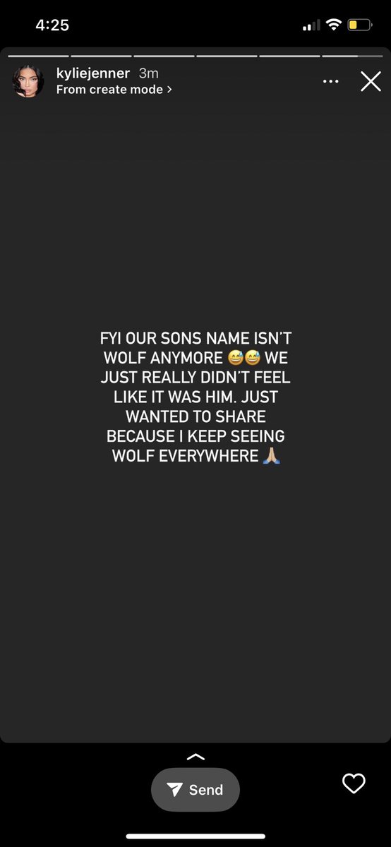 eyelovem3's tweet photo. Y’all make Kylie Jenner change her kids name 😭😭💀 

#KylieJenner #wolfwebster #kylie #wolf https://t.co/yiyMJedzSN