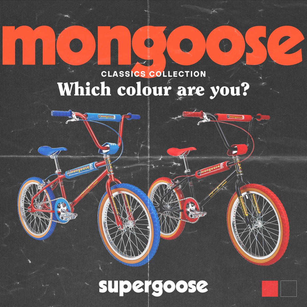 abcbikes's tweet photo. Few bikes have defined a generation of innovation and design the way Mongoose's iconic rides of the 1970's and 1980's did for BMX. 

Arriving this week don't miss your chance for a rare piece of history.
Sign up to be notified as soon as they arrive.
https://t.co/PCH3WU9g6W https://t.co/Uh5VUudYem