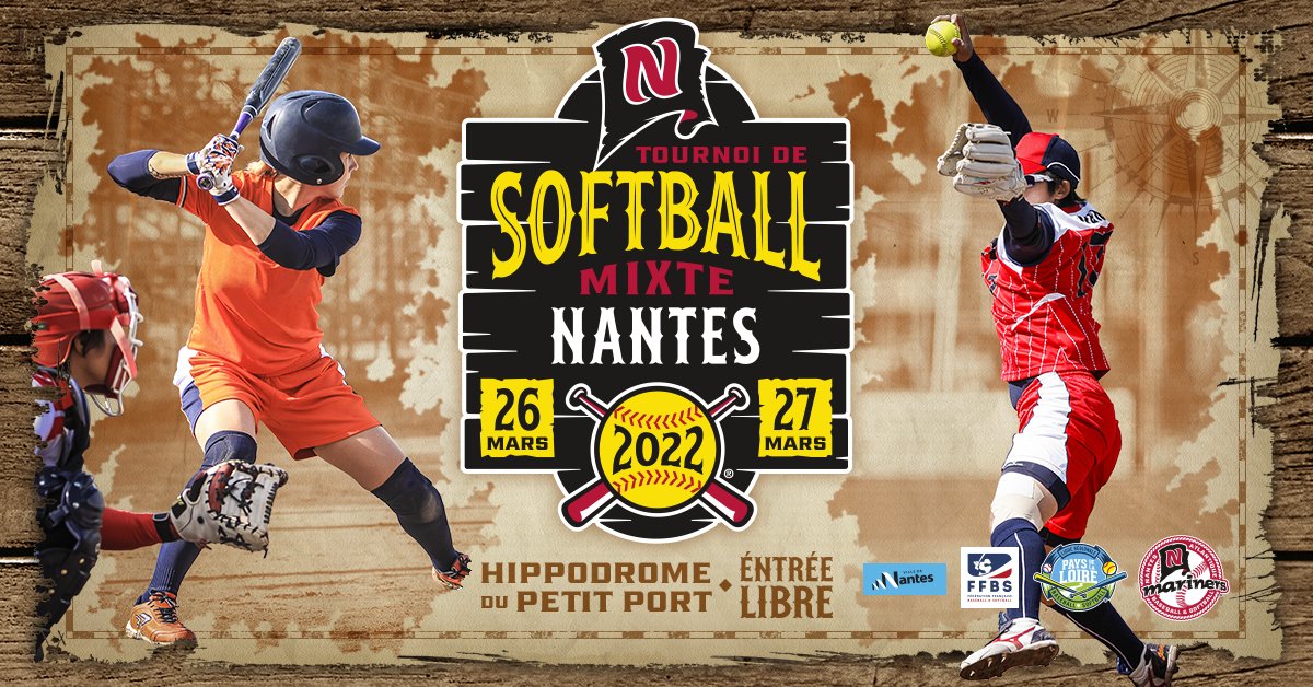 Les Mariners de Nantes ont le plaisir de vous convier à leur premier tournoi de softball mixte ! 🥎💪🏻
#softball #Nantes