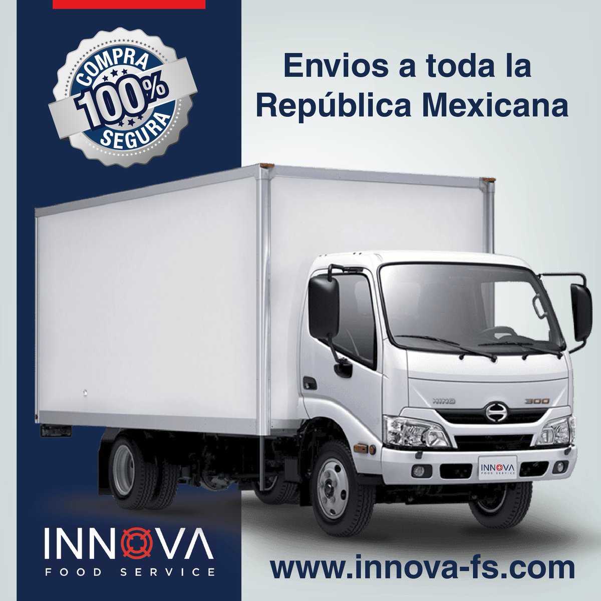 innova_fs's tweet photo. Enviamos a todo México  🇲🇽
Compra tu equipo y nosotros lo mandamos hasta la puerta de tu negocio. 
https://t.co/FlETeZOSd3 
#cocinasprofesionales #cocinasindustriales #foodservice #innovafs https://t.co/sAOlSMMgVm