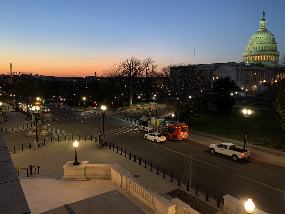 Good evening from Capitol Hill, where there is Bi-partisan support for the first ever Black, female Supreme Court justice. It’s beautiful here right now and not just the sunset.