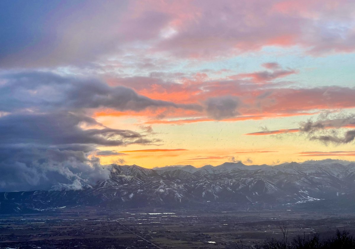 Pretty amazing stormy sunset, last night.