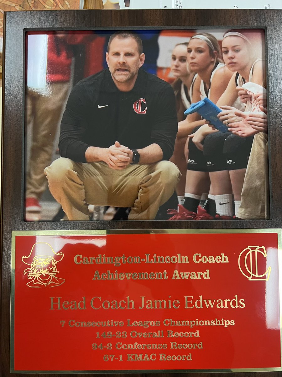 Thank you Coach Edwards!