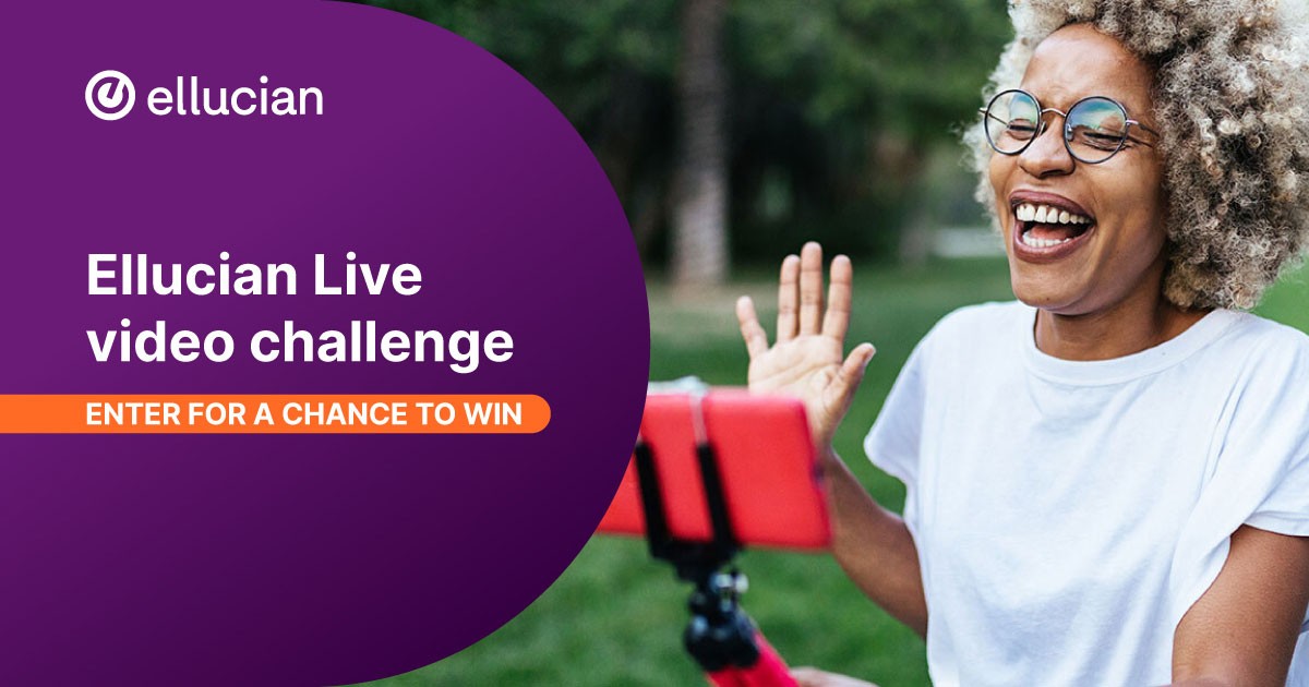 Ellucian on Twitter "🚨LAST WEEK to enter the Ellucian LIVE Video