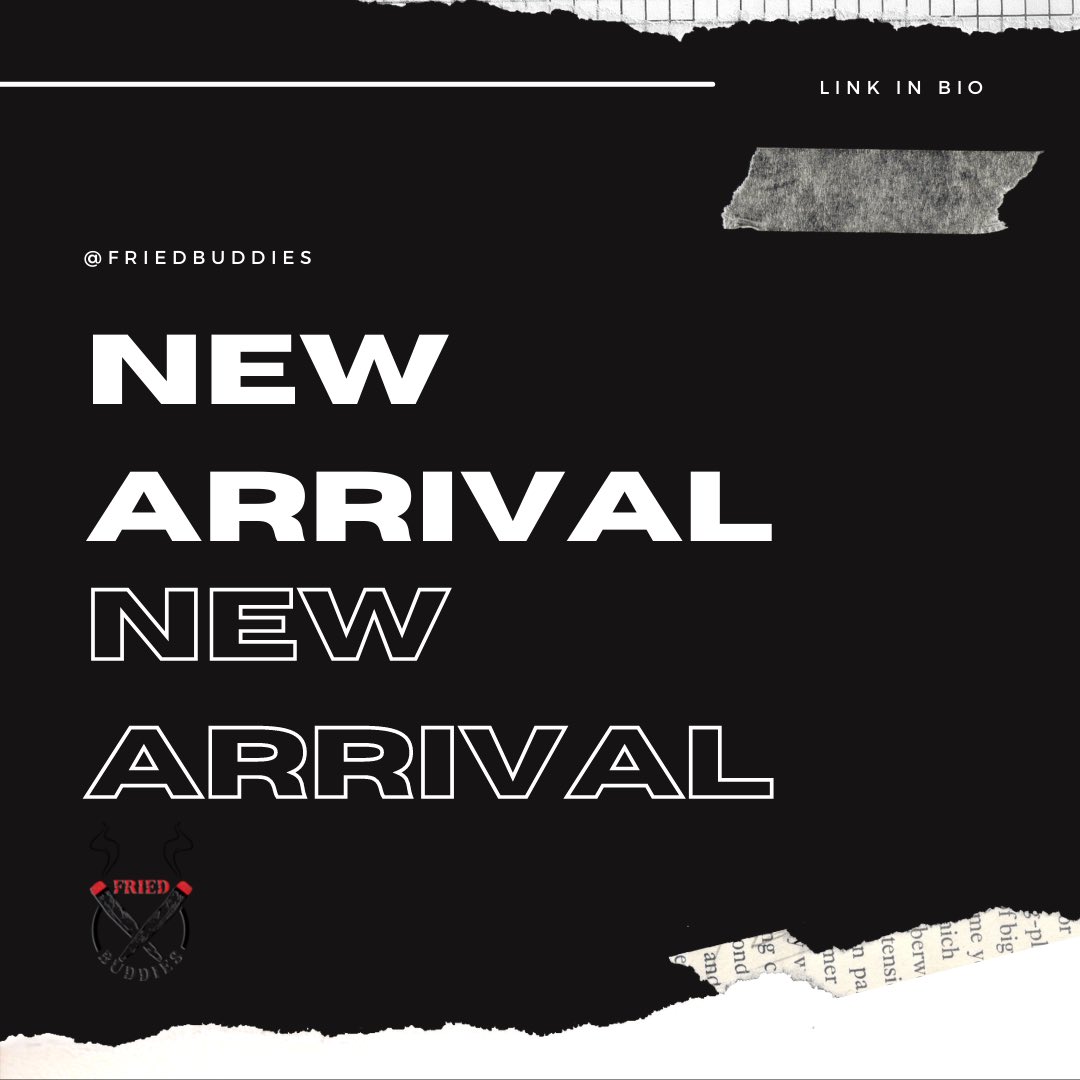 BuddiesFried's tweet photo. New Arrivals! Fried Buddies is back. The company is officially selling tobacco products. Click the link in the bio. More products coming every week.
.
.
.
.
.
#smokeshop #smokeaccessories #tobacco #hookah #shisha #friedbuddies #newarrivals #newproducts #onlineshop https://t.co/tlD6Xk1pQI