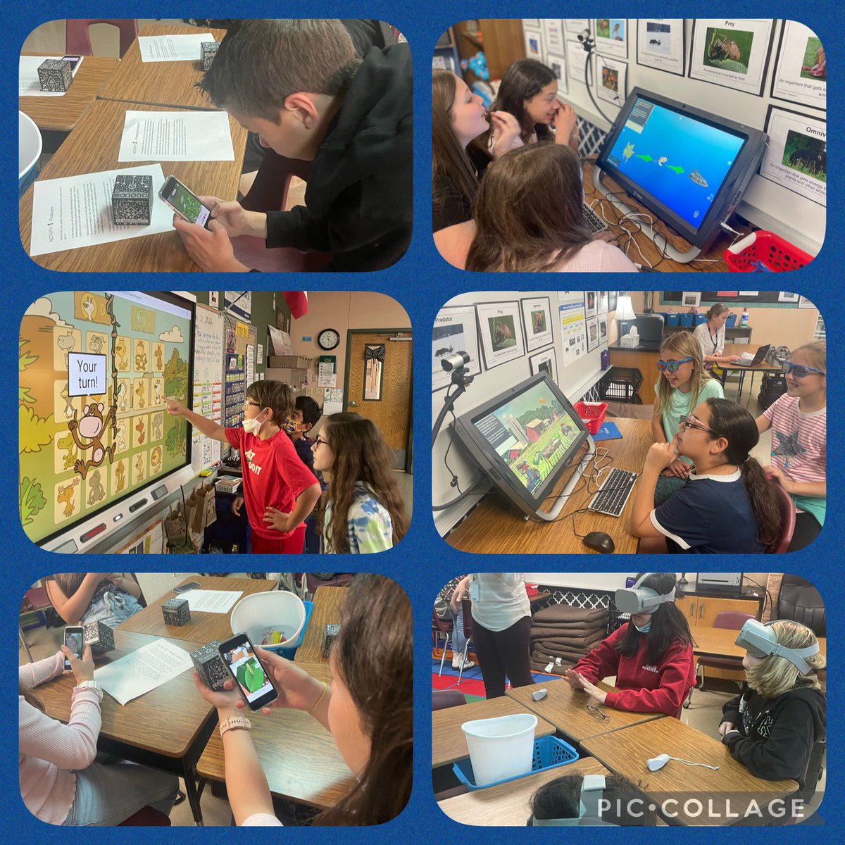 5th grade Knights <a href="/KendallElem/">Kendall Elementary School</a> spent the day reviewing by building food webs using <a href="/zSpace/">zSpace</a>, playing @Go_LumioPLN vocabulary games, visiting ecosystems, and observing decomposition <a href="/MergeVR/">Merge</a>.  Thank you <a href="/limclaughlin7/">𝓛𝓲𝓼𝓪 𝓜𝓬𝓛𝓪𝓾𝓰𝓱𝓵𝓲𝓷</a> and <a href="/ChelsMadsen/">Chelsey Madsen, Ed.D.</a> for helping to plan this fun day before BOA!