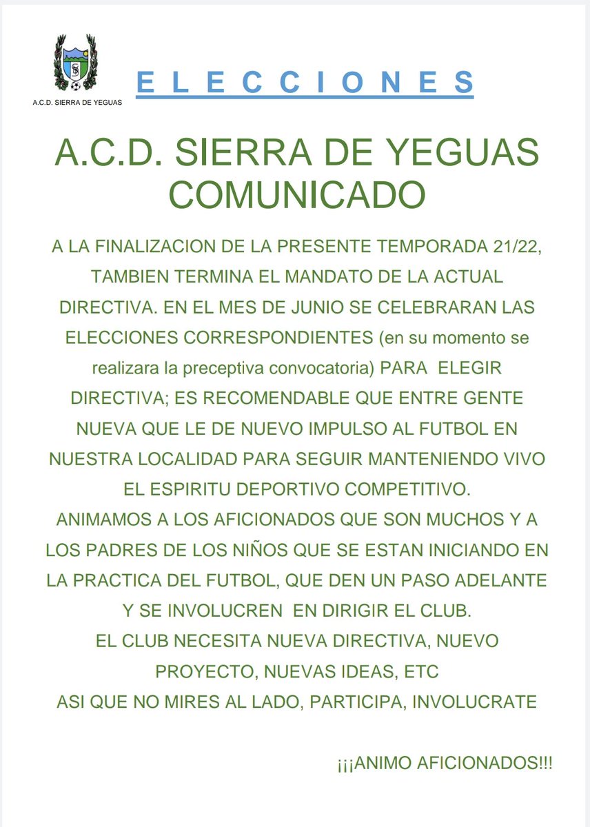 ACD Sierra de Yeguas (@acd_sdy) on Twitter photo 