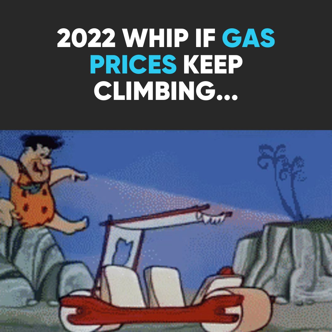 Yabadabado! No more skipping leg day 😆
Anybody else got their eye's on a Tesla? 👀

#gasprices #car #flintstones #yabadabado #meme