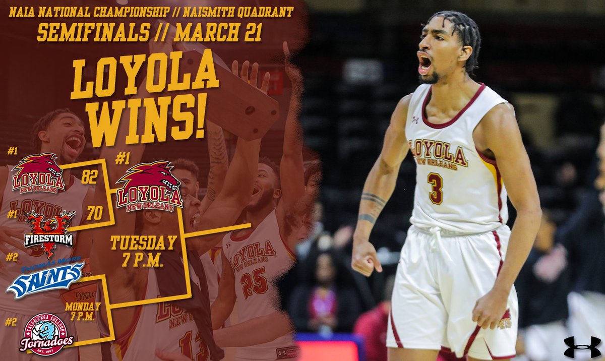 LoyolaWolfPack's tweet photo. WE'RE PLAYING FOR A NATTY TOMORROW!!!!

#GeauxPack https://t.co/xleNa65APY