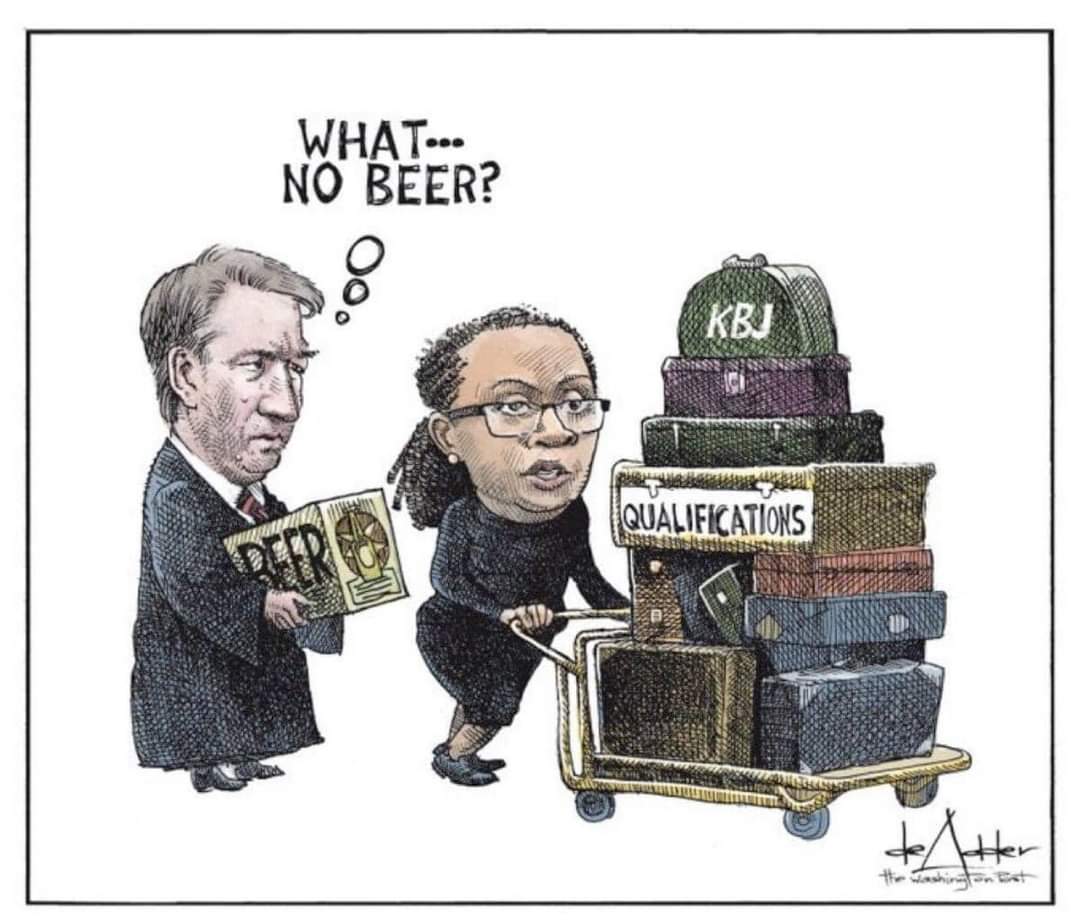 One4TheBooks's tweet image. #SCOTUSConfirmation #KetanjiBrownJackson #ILikeBeer