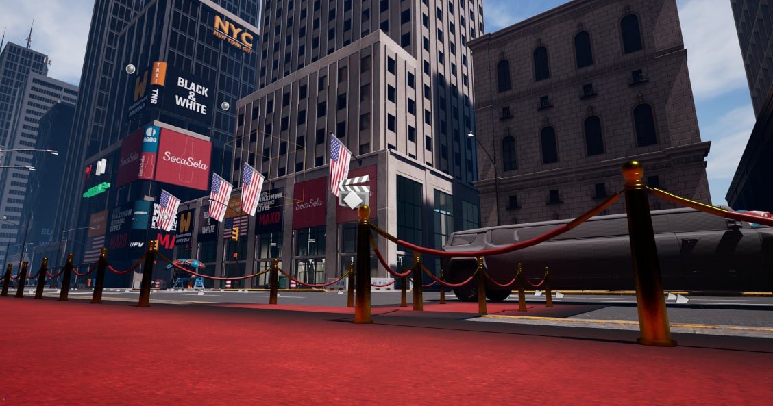 The_HUSL's tweet photo. Ever seen a #metaverse red carpet event?

Well now you have 

Welcome to TV/Film Land in the #HUSLVERSE 

Imagine if you owned some land of the land near this? 

Quests. Games. Rent. Own. Advertise. Put up businesses

March 30th, 500 plots of land up for sale 

$HUSL
$PYR https://t.co/0MMwCBGuX4