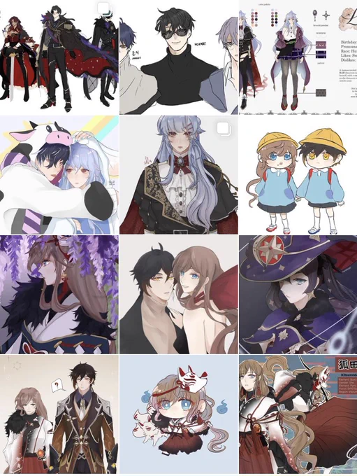 my choice of colors are so… purple-y or red 😭😂 