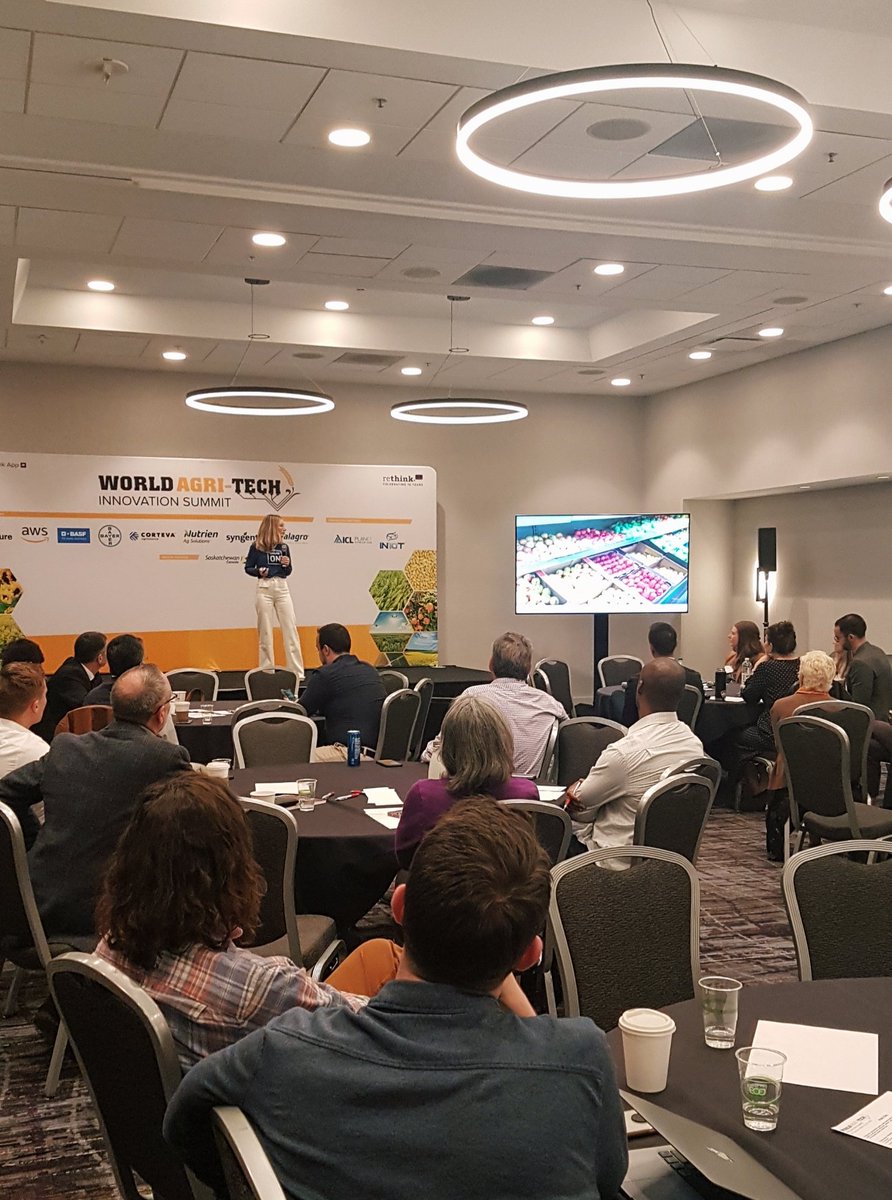 WorldAgriTech's tweet image. Thanks to all our presenters today @KrilltechNano @vividmachines @RootAppliedSci @climaterobotics @reazentinc @karyosoft @GridTractor DOTS
Now our judges are deciding who the winner will be! Stay tuned