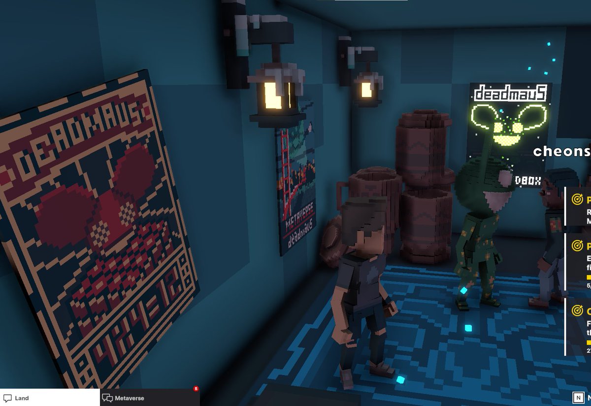 LoganLee343's tweet photo. @TheSandboxGame @deadmau5 I just participated in the daily #SandboxAlphaS2Contest for a chance to earn up to 1,000 $SAND! Starting March 17 - Selfie with Deadmau5. Check out my screenshot below!
👇 #SandboxAlphaS2 https://t.co/26pylXGiZ7