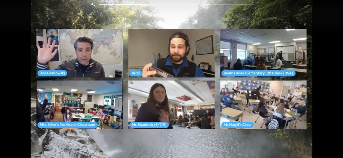 MrRoutzahn5thG's tweet photo. Thank you @georuzo for virtually visiting @ReamsRams today via the always fabulous hosts as always @EBTSOYP check out the whole presentation here 💻 🌎https://t.co/IlncN8r4ho #geoscience #water #boilingriverproject #AmazonRiver https://t.co/CWoE3L24ZT