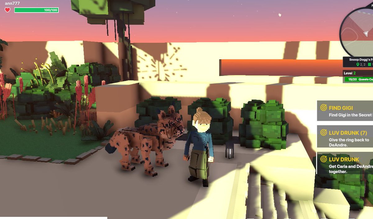 anntani77's tweet photo. @TheSandboxGame I just participated in the daily #SandboxAlphaS2Contest for a chance to earn up to 1,000 $SAND! Starting March 21 - Find Martha in the Snoop Dogg Mansion. Check out my screenshot below!
👇 #SandboxAlphaS2 https://t.co/q1PZLKQ5Dl