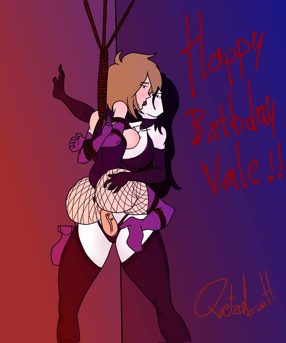 NortenoQuetzal's tweet photo. a birthday present for one of My Best Friends I meet un this fandom, happy birthday @ValeTheDeviant 
#HappyBirthday #Allith #NSFW🔞 https://t.co/aN1I5dQoPe