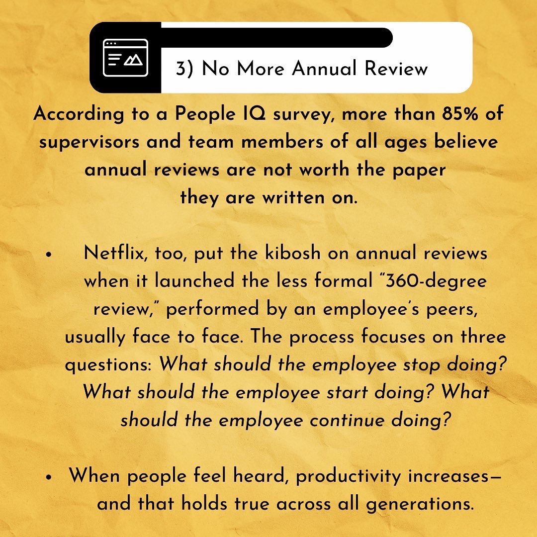 meagansjohnson's tweet photo. Here are three ways millennial managers are creating feedback-driven organizations! 📝 Swipe for details ➡️

#meaganjohnson #generationalexpert #keynotespeaker #author #generationsinc #generationalunderstanding #moretalkmoreaction #understandingothers #feedbackdriven #millenials https://t.co/Kz42SeZ56x