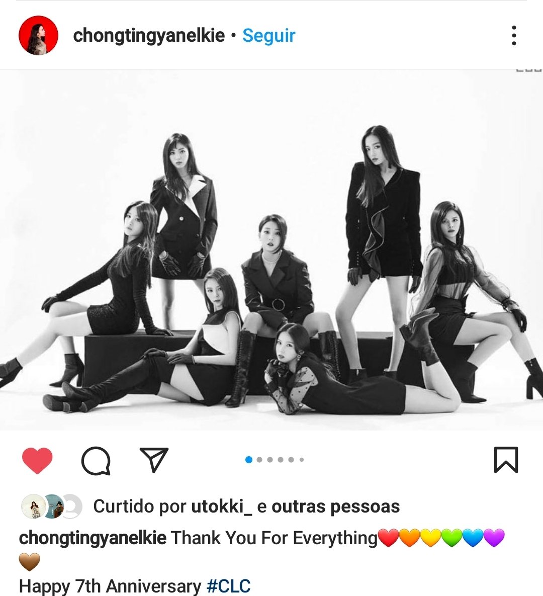clc_brasil's tweet photo. . 𝄄𓈒ׁיִ .𝄅 𓈒ׁ ˓🐰 • MEU DEUS, ELAS ESTÃO VIVAS! Yujin curtiu uma publicação da Elkie no Instagram que menciona DIRETAMENTE o CLC e o 7° aniversário do grupo!

#CHOI_YUJIN #최유진 @CUBECLC #CLC #씨엘씨 @official_kep1er #KEP1ER #케플러 https://t.co/j8iuneyKIW