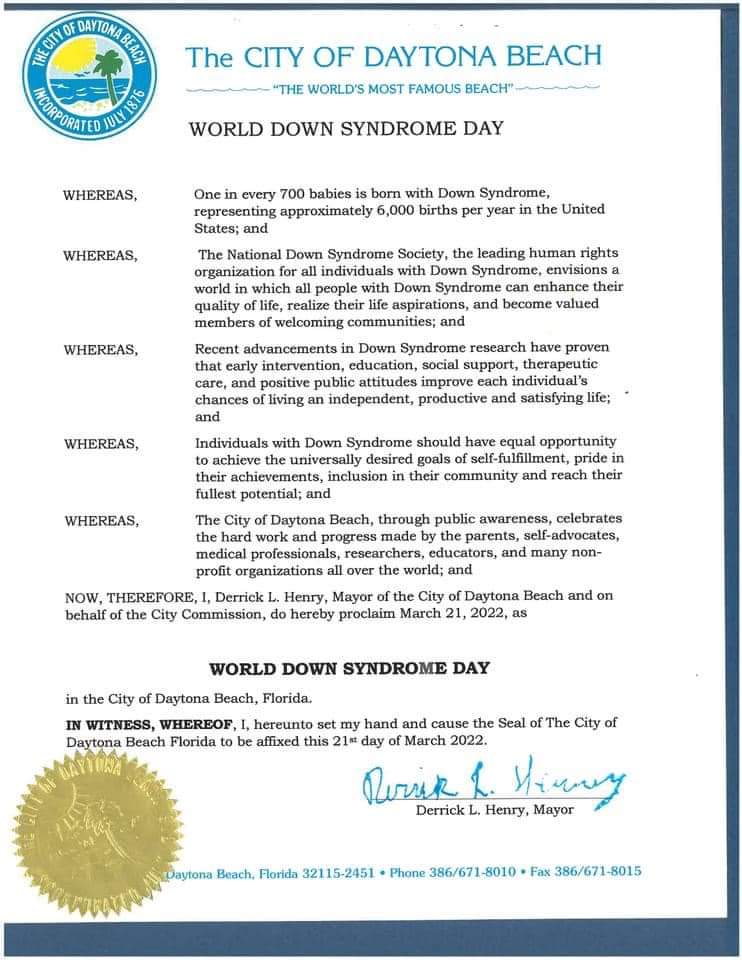 WestsideVCS's tweet photo. Thank you Mayor Henry @doc9hen Dr. Fritz @VCSSuperFritz  and so many others who helped make World Down Syndrome Day a success. The students learned about Down Syndrome and ways to show kindness and inclusion. We enjoyed celebrating Baby Chrislyn and her family! @volusiaschools https://t.co/Wuplxs0u00