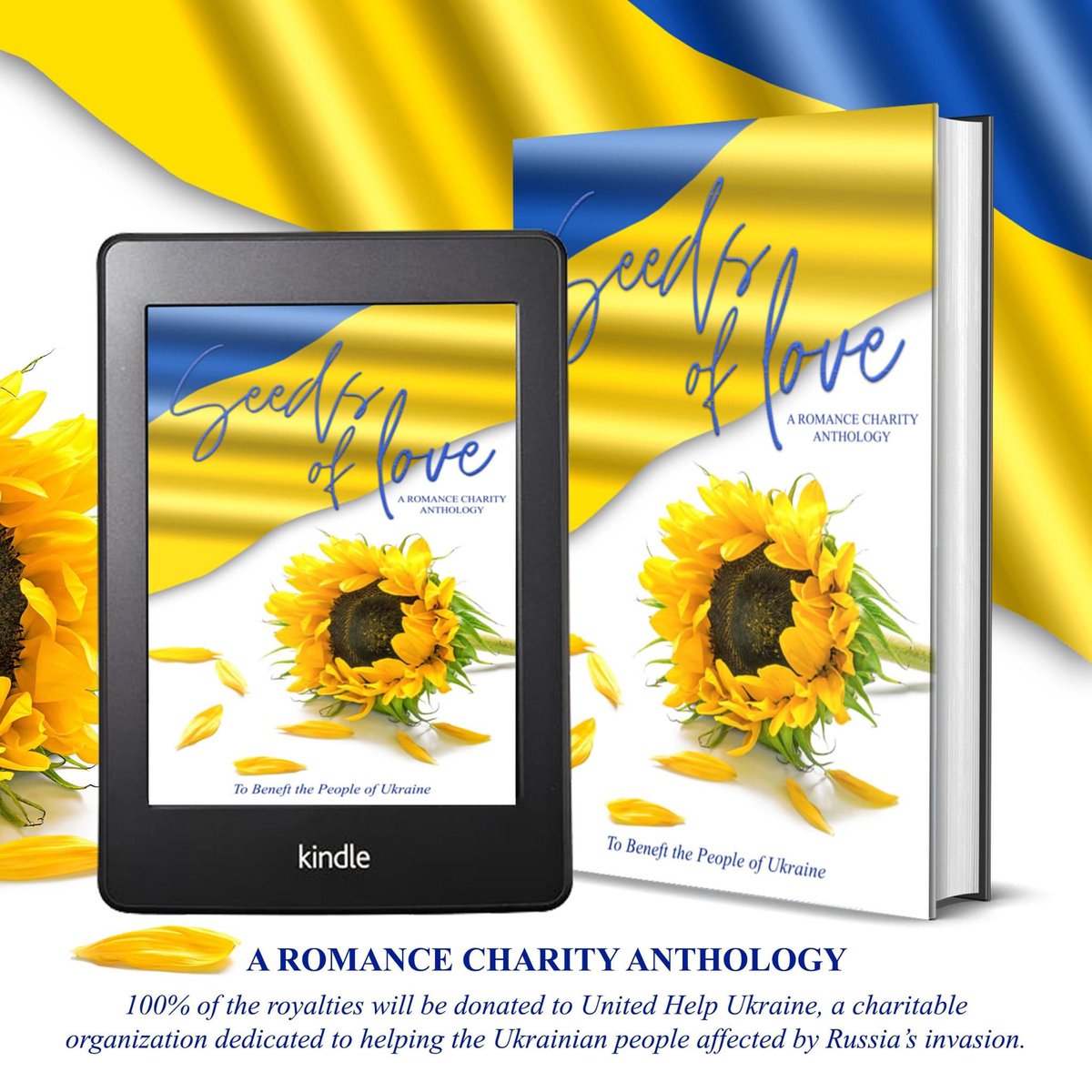 🌻ღ 𓂩 ღ🇺🇦
🇺🇦 COVER REVEAL & PRE-ORDER ALERT! 🇺🇦

ONE-CLICK HERE: geni.us/SeedsOfLove

#RomanceAnthology #Ukraine #SeedsOfLoveAnthology  #CharityAnthology #StandWithUkraine #SupportUkraine #RomanceReaders #OneClick #Donate #Charity #MakeADifference 
@HerCountryGirl
@AnnLuv79