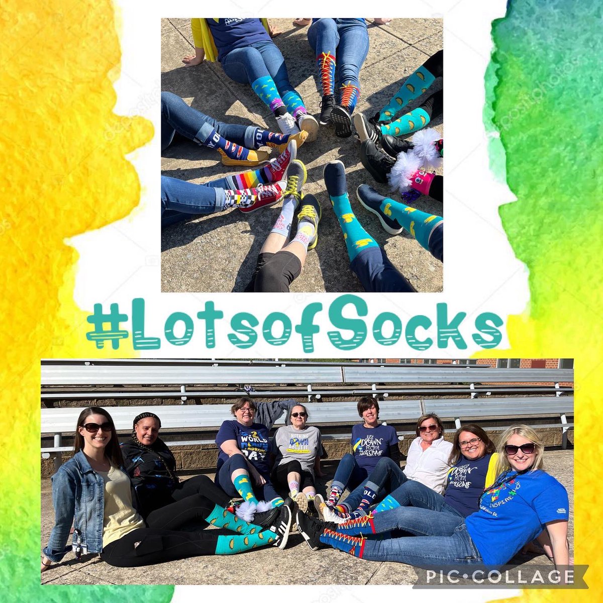 LewisShells's tweet photo. #InclusionMeans… Together we celebrate World Down Syndrome Day by rocking our socks!!! 

#WorldDownSyndromeDay2022 
#WDSDatFCPS 
#LotsOfSocks 
#WhittierStrong https://t.co/cuUAhhDCc1