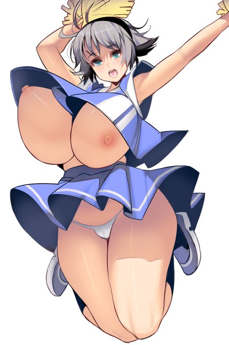 チアガールおっぱい 