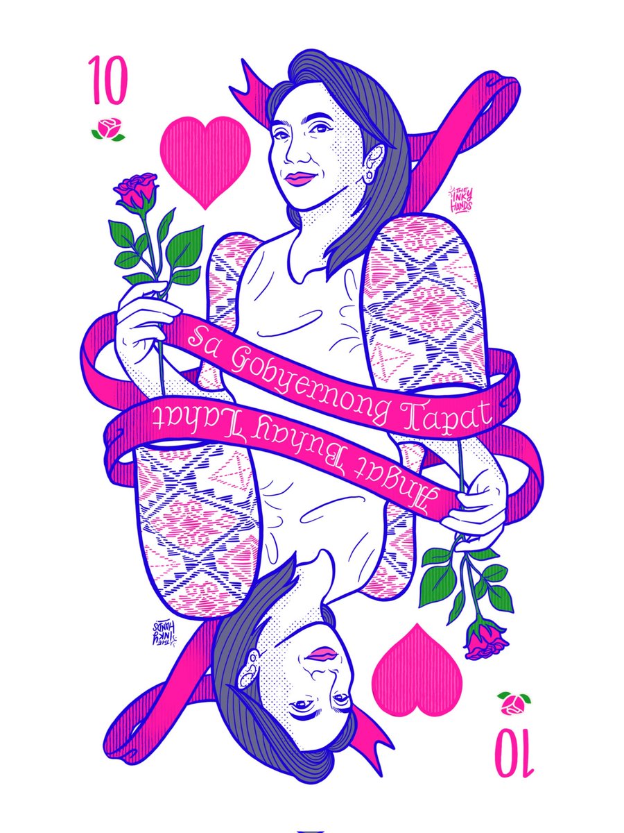 My President is a woman! 🌸
<a href="/lenirobredo/">Leni Robredo</a> 🌹

#SaGobyernongTapatAngatBuhayLahat
#KulayRosasAngBukas

🎨 Procreate

_
linktr.ee/theinkyhands 🐙🖤