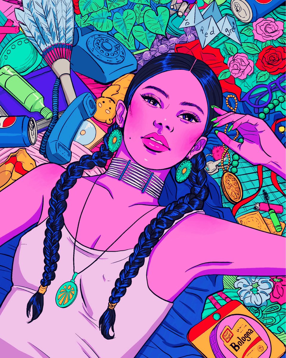 holoskeart's tweet photo. 90s Native 👾✨💕Inspired by stephaniepriscilla (IG) Perfect Blue redraw https://t.co/CuhVoTTgSm