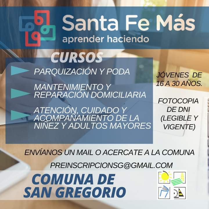 ComunaSG's tweet photo. 👉 SANTA FE MAS - CURSOS GRATUITOS

✳️Si tenes entre 16 y 30 años y querés aprender un oficio te ofrecemos estas opciones. 

➕ OPORTUNIDADES PARA CONSTRUIR TU FUTURO https://t.co/qLb8hiZYgY
