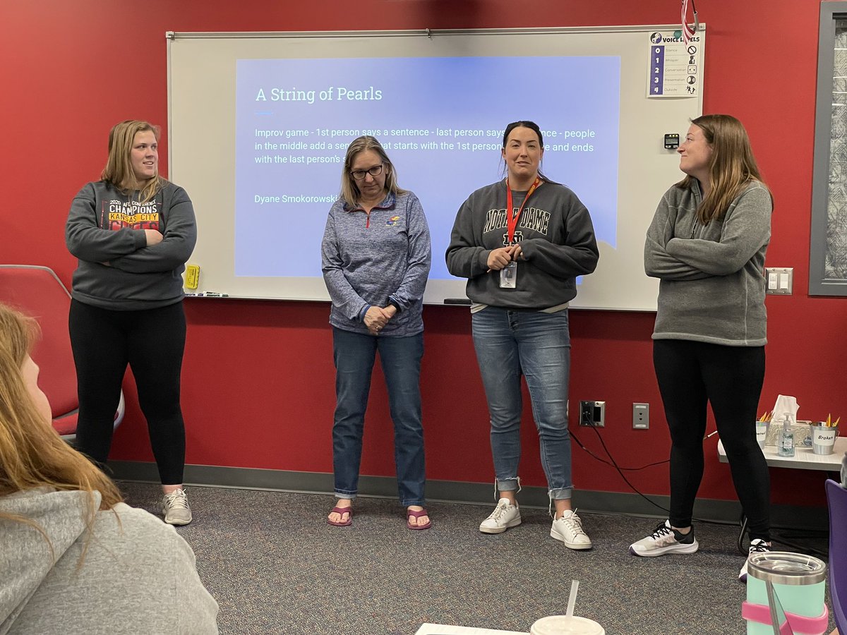 MrsJankord's tweet photo. This afternoon’s PD was inspired by #MACE22 @DCESCavaliers  Melissa shared some of her favorite take always, many from @mrs_smoke! And then I used @CinnemonBuie #choppEDpd format for lesson planning w/ engagement strategies. #learn230 @mace_ks https://t.co/1zNGWEGpn5