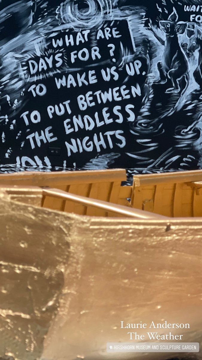 NycciNellis's tweet photo. Got a sneak peek of the new #OneWithEternity: Yayoi Kusama in the Hirshhorn Collection. Amazing immersive experience. The exhibit begins April 1st and runs through November 27th.
Pro-tip: Don’t miss the Laurie Anderson exhibit, The Weather -
#MembershipHasItsPriveledges https://t.co/DCp9MpJ4jn