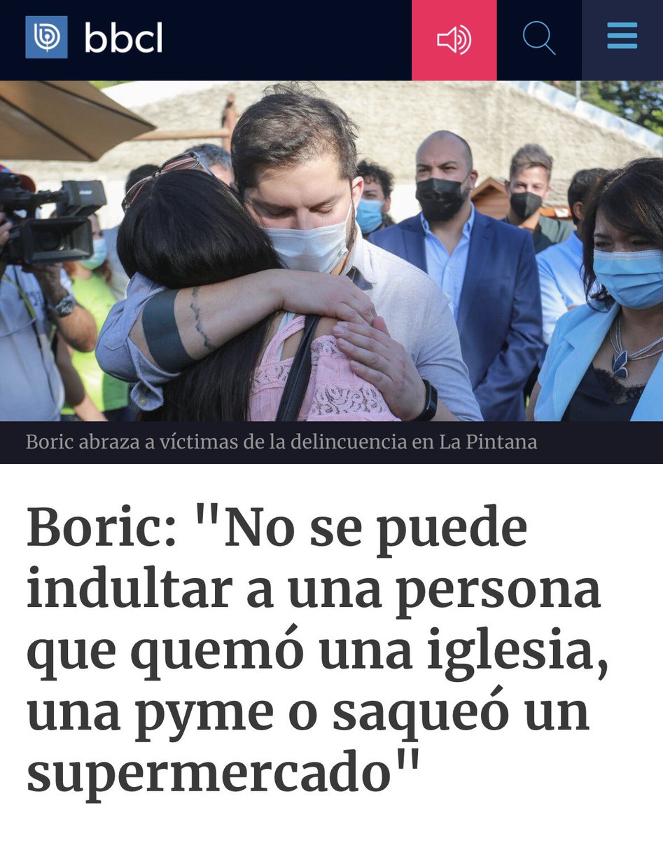 felipekast's tweet image. Al final el @gabrielboric de la segunda vuelta era una gran mentira
Esto fue lo que dijo en campaña 👇🏼 y ahora acaba de anunciar suma urgencia a ley general de indulto