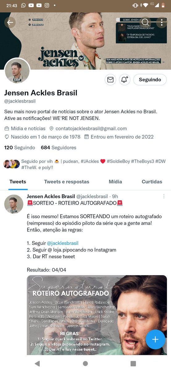 j2xstar's tweet photo. @jacklesbrasil 👀♥️ https://t.co/S8WWievEpW