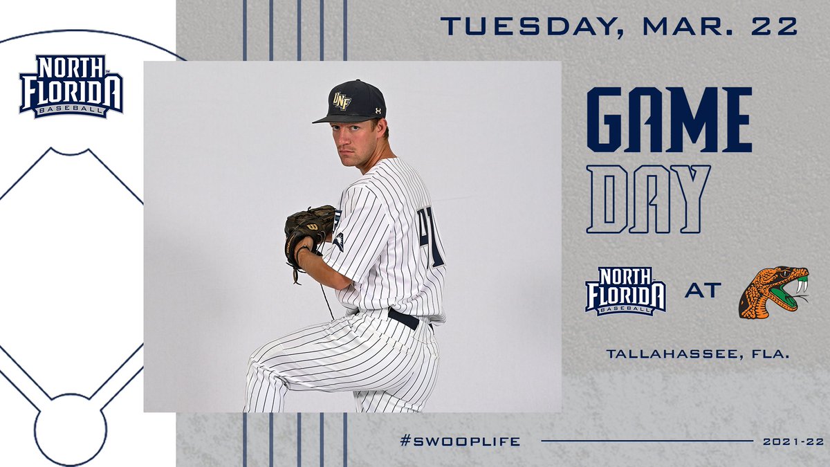 ⚾️ GAME DAY 
🆚 FAMU
📍 Tallahassee, Fla.
⌚️ 3 p.m. (start of suspended game from March 15)
📊 bit.ly/ospreybsb_2022

#SWOOPLife