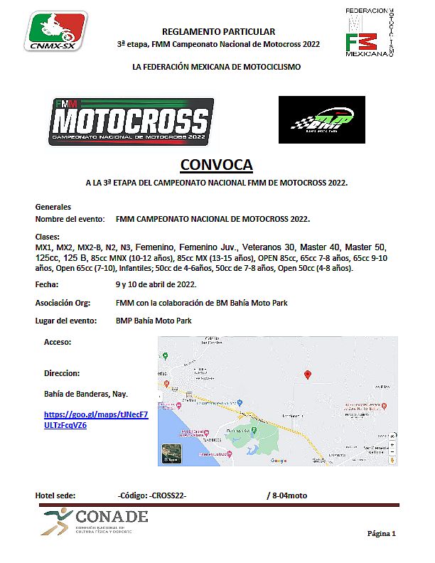 FmmMoto's tweet photo. La 3a etapa Nacional del Motocross, en la Rivera Nayarita, 9-10 de abril, 2022. Los mejores pilotos de México en la contienda por el titulo nacional 🔥🏁🇲🇽 https://t.co/3WfgDEZtaD