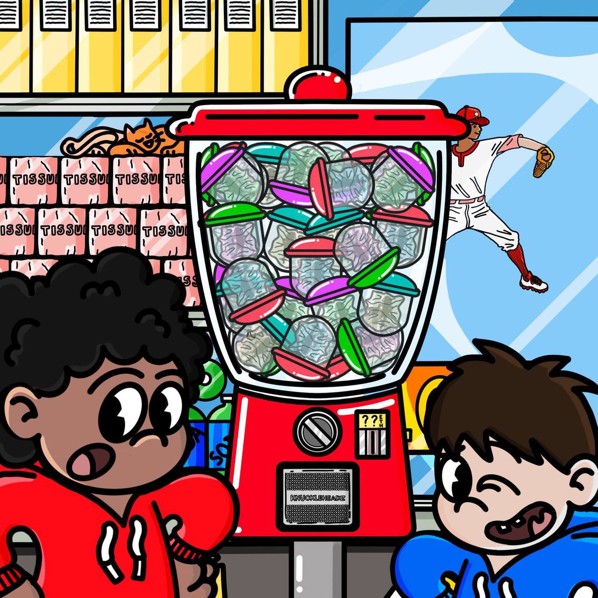KHZSTUDIO's tweet photo. Our storyline revolves around our heroes “Calvin” &amp; “Lucas”, as they live and play in Uptown. 

Their adventures are inspired by the community around them, and their infinite imagination, while playing with the #Knuckleheadz they buy from the candy machine at the bodega. https://t.co/OIUruzRXBO
