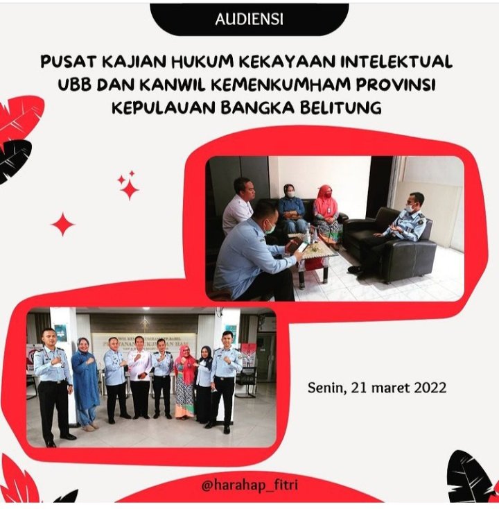 ArmandaAgus3's tweet photo. Belajar dan berdiskusi bersama ahlinya di Kanwil Hukum dan HAM Provinsi Kepulauan Bangka Belitung. https://t.co/5hW1kNpn7y