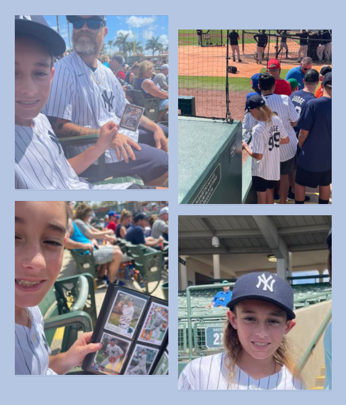 CynthiaSMU's tweet photo. A MOTHER'S PLEA: This sweet little boy collects signed baseball cards. He lost it at Sarasota's Ed Smith Stadium on Saturday. Please share and help this angel get his collection back! https://t.co/9SLCB9BSZm