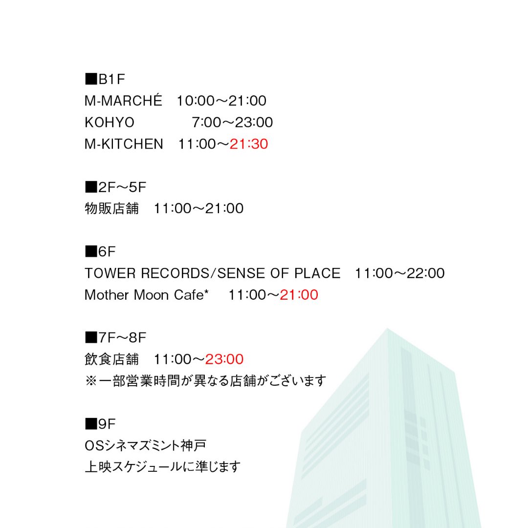 ミント神戸 Mint Kobe Twitter
