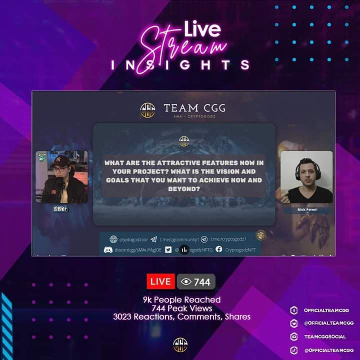 OfficialTeamCGG's tweet photo. That was a successful event, again guys! Thank you guys for tuning in with us! 

Thank you, sir Nick for also spending time by answering the questions from the community! ❤

GODZ will RISE AGAIN!

STAY TUNED!

Check out their Social Sites on
Our FB Post:
https://t.co/qNm032jFHZ https://t.co/FB9qZE0tce