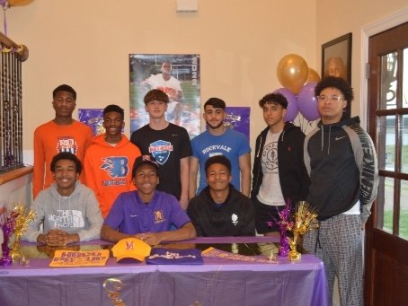 I am glad to announce that I signed with my friends and parents around me to Miles College! I'm officially a Golden Bear. Thank you <a href="/coach_samshade/">Sam Shade</a> for the opportunity! I can't wait to suit up for <a href="/miles_football/">Miles College Football</a>!
#Signed #TrustTheProcess #HBCUProud #ItsOfficial