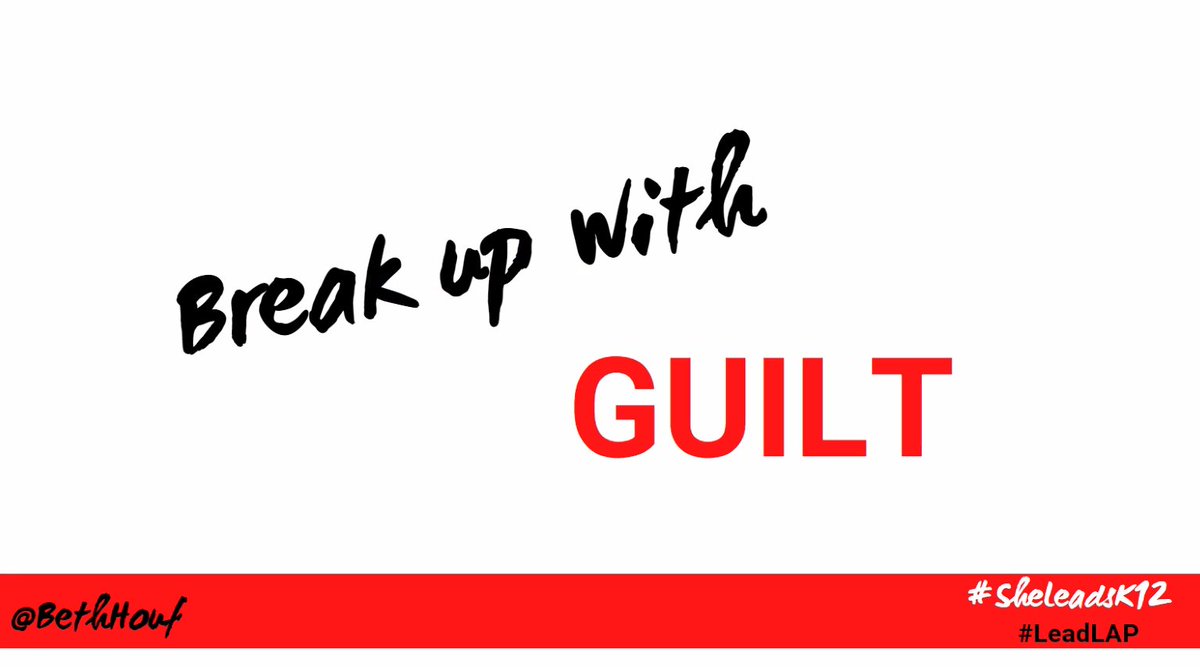 afewthingsworth's tweet photo. "Don't let guilt live in your soul!" via @BethHouf #AskForHelp🆘 #AssembleACrew✅ #LeadUp👍#BeYourRealSelf💙 #AdoptAnotherLeader💯 #SetBoundaries🤔 #PrioritizeRest🤣#SheLeadsK12 #Ldrshpbkchat w/ @DrRachaelGeorge & @MajaliseTolan https://t.co/agyykSZiFD
