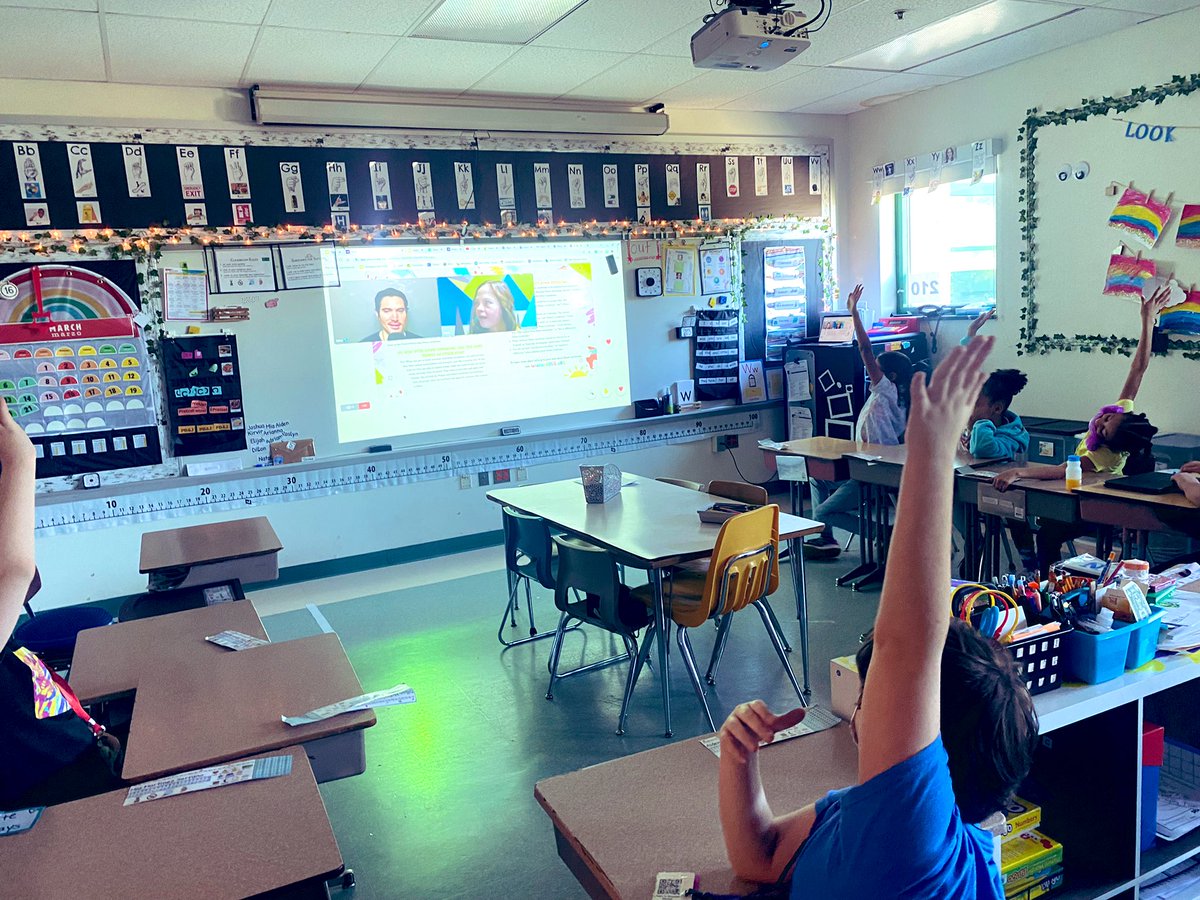 Thank you <a href="/storyvoicelive/">Storyvoice</a> for celebrating World Down Syndrome Day with us! We loved listening to Sofia Sanchez read🤩#inclusion <a href="/DoneganBASD/">Donegan Elementary</a> @