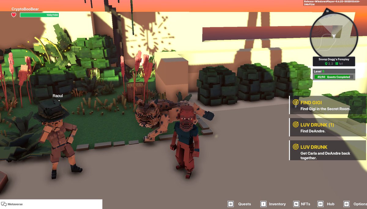CryptoBooBear's tweet photo. @TheSandboxGame I just participated in the daily #SandboxAlphaS2Contest for a chance to earn up to 1,000 $SAND! Starting March 21 - Find Martha in the Snoop Dogg Mansion. Check out my screenshot below!
👇 #SandboxAlphaS2 Wattttss gravvvvy babbbby DOGG in da house https://t.co/B3mCcCnSSJ
